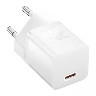Szybka ładowarka Baseus GaN5 Mini 30W EU biała