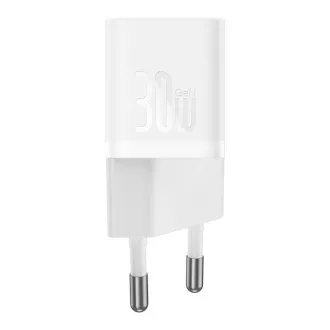 Szybka ładowarka Baseus GaN5 Mini 30W EU biała