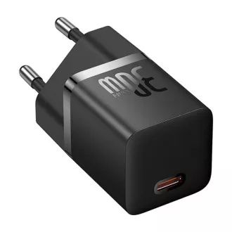 Szybka ładowarka Baseus GaN5 Mini 30W EU czarna Szybka ładowarka Baseus GaN5 Mini 30W EU czarna