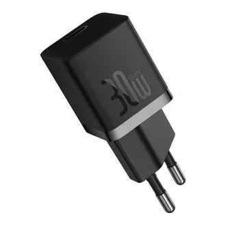 Szybka ładowarka Baseus GaN5 Mini 30W EU czarna Szybka ładowarka Baseus GaN5 Mini 30W EU czarna