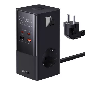 Stacja ładująca Baseus PowerCombo Tower 100W EU czarna