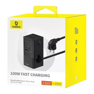 Stacja ładująca Baseus PowerCombo Tower 100W EU czarna