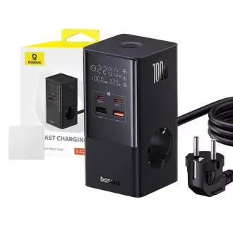 Stacja ładująca Baseus PowerCombo Tower 100W EU czarna