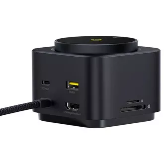 Baseus MagPro 7w1 bezprzewodowa stacja ładująca 15W kosmiczna czerń