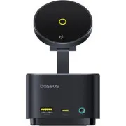 Baseus MagPro 7w1 bezprzewodowa stacja ładująca 15W kosmiczna czerń