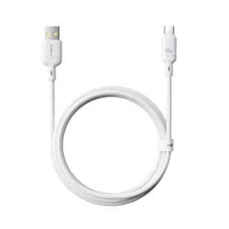 Baseus Silky Kabel USB/USB-C do szybkiego ładowania 1m 100W biały