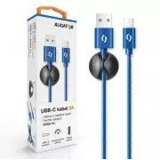 ALIGATOR PREMIUM Kabel do transmisji danych 2A, USB-C niebieski