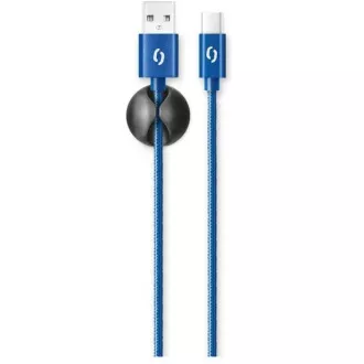 ALIGATOR PREMIUM Kabel do transmisji danych 2A, USB-C niebieski