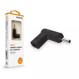 Zasilacz Aligator USB-C 3,0 x 1,0 mm do laptopów Acer/Samsung
