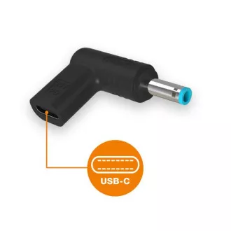 Zasilacz Alligator USB-C 4,5*3,0 mm do notebooków HP Zasilacz Alligator USB-C 4,5*3,0 mm do notebooków HP