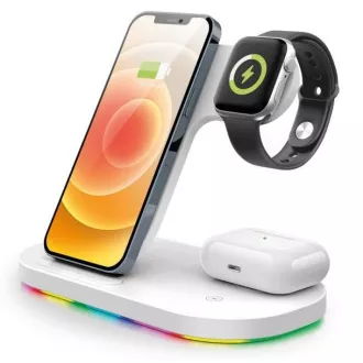 Aligator Smart Station A z bezprzewodowym ładowaniem 3w1, 15W