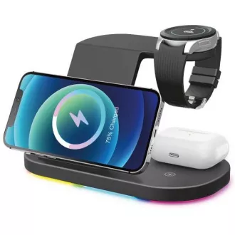 Alligator Smart Station S z bezprzewodowym ładowaniem 3 w 1, 15 W