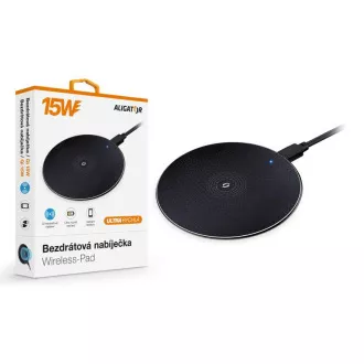 Ładowarka bezprzewodowa ALIGATOR Alligator Pad 15W czarna