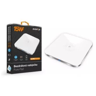ALIGATOR Ładowarka bezprzewodowa Aligator Pure-Pad 15W, biała