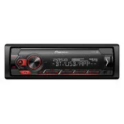Radio samochodowe Pioneer MVH-S320BT z USB i Bluetooth czerwone