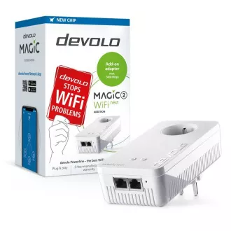 devolo Magic 2 WiFi kolejny moduł rozszerzający 2400 Mbps devolo Magic 2 WiFi kolejny moduł rozszerzający 2400 Mbps