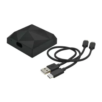 Adapter do bezprzewodowego Apple CarPlay dla samochodów z jednostką obsługującą Car Play z połączeniem kablowym