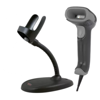 Honeywell Voyager XP 1470g - gotowy do dezynfekcji, 2D, czarny, zestaw USB, kabel 1,5 m, podstawka