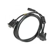 Kabel: RS232, czarny, DB9, 5 V, 2,9 m (9,5') prosty, zewnętrzne wejście/wyjście