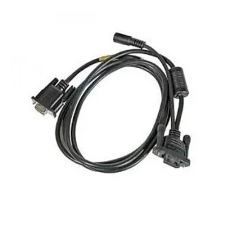 Kabel: RS232, czarny, DB9, 5 V, 2,9 m (9,5') prosty, zewnętrzne wejście/wyjście