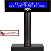 Wyświetlacz LCD Virtuos FL-2026 2x20, szeregowy, czarny