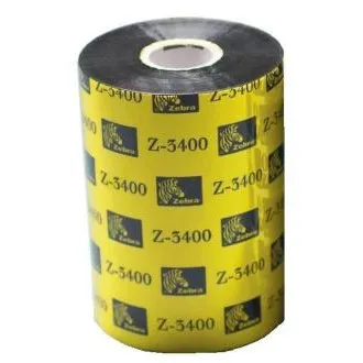 Taśma Zebra 3400 wosk/żywica. szerokość 110mm. długość 450 Taśma Zebra 3400 wosk/żywica. szerokość 110mm. długość 450