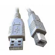 Kabel USB typu AB, długość 3 m HQ Czarny