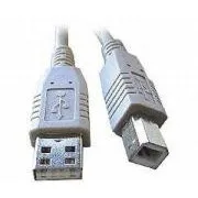 Kabel USB typu AB, długość 3 m HQ Czarny