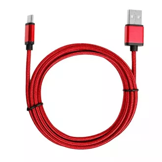 TB Touch Kabel USB - USB C 1,5 m rubinowy