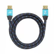 Kabel DisplayPort 2.1 w oplocie TB, 2 m