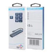 TB Touch USB C 6w1 - HDMI, USBx3, PD, RJ-45