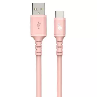 TB Touch USB-A - USB-C, różowy 1m