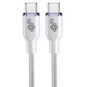 Kabel TB USB C - USB C 60W Glamour 1,5 m biały