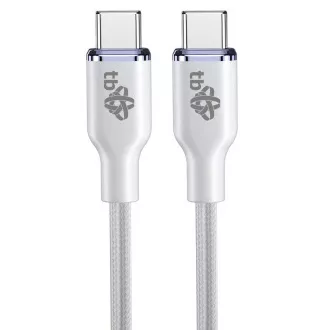 Kabel TB USB C - USB C 60W Glamour 1,5 m biały