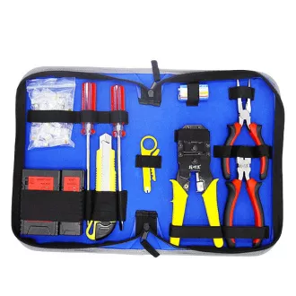 Zestaw narzędzi W-star Sifter WSNF1304 Szczypce do zaciskania, tester kabli, 11 sztuk w torbie Zestaw narzędzi W-star Sifter WSNF1304 Szczypce do zaciskania, tester kabli, 11 sztuk w torbie