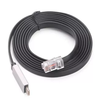W-Star Reduktor USBC/RJ45, 1,5 m, kabel konsoli RS232, UC-RJ45RS232