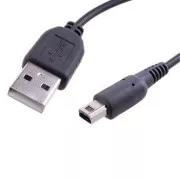 Kabel USB Avacom (2.0), USB A męski - Nintendo 3DS męski, 1,2 m, okrągły, czarny