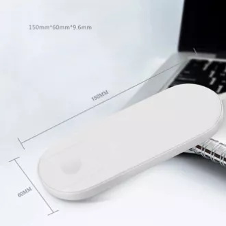 Ładowarka bezprzewodowa 2w1 do telefonu i Apple Watch, biała, 5 V, 10 W, Qi