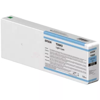 Epson C13T55K500 - tusz, light cyan (światło cyan)