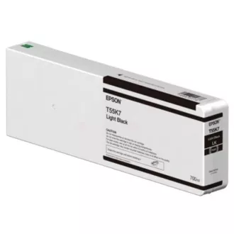 Epson C13T55K700 - tusz, light black (jasny czarny)