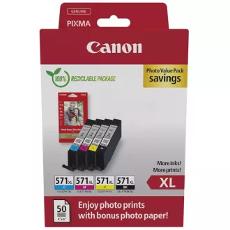 Canon CLI-571-XL (0332C006) - tusz, black + color (czarny + kolor) Canon CLI-571-XL (0332C006) - tusz, black + color (czarny + kolor)