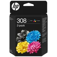 HP 308 (6L6S6UE) - tusz, black + color (czarny + kolor)