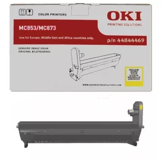 Oki 44844469 - bęben, yellow (żółty)