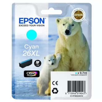 Epson T2632 (C13T26324022) - tusz, cyan Epson T2632 (C13T26324022) - tusz, cyan