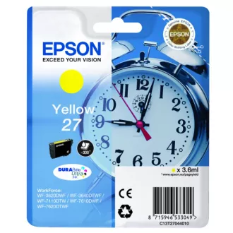 Epson T2704 (C13T27044022) - tusz, yellow (żółty) Epson T2704 (C13T27044022) - tusz, yellow (żółty)
