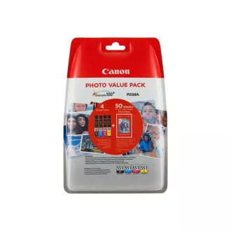 Canon CLI-551 (6508B006) - tusz, black + color (czarny + kolor) Canon CLI-551 (6508B006) - tusz, black + color (czarny + kolor)