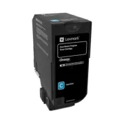 Lexmark 74C2HCE - toner, cyan