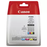 Canon CLI-571 (0386C004) - tusz, black + color (czarny + kolor)