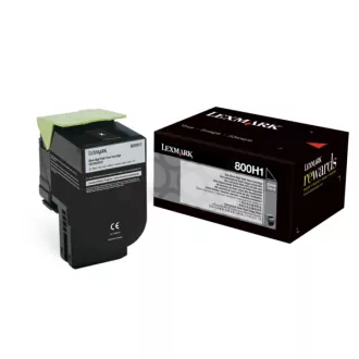 Lexmark 80C0H10 - toner, black (czarny) Lexmark 80C0H10 - toner, black (czarny)