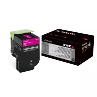 Lexmark 80C0H30 - toner, magenta